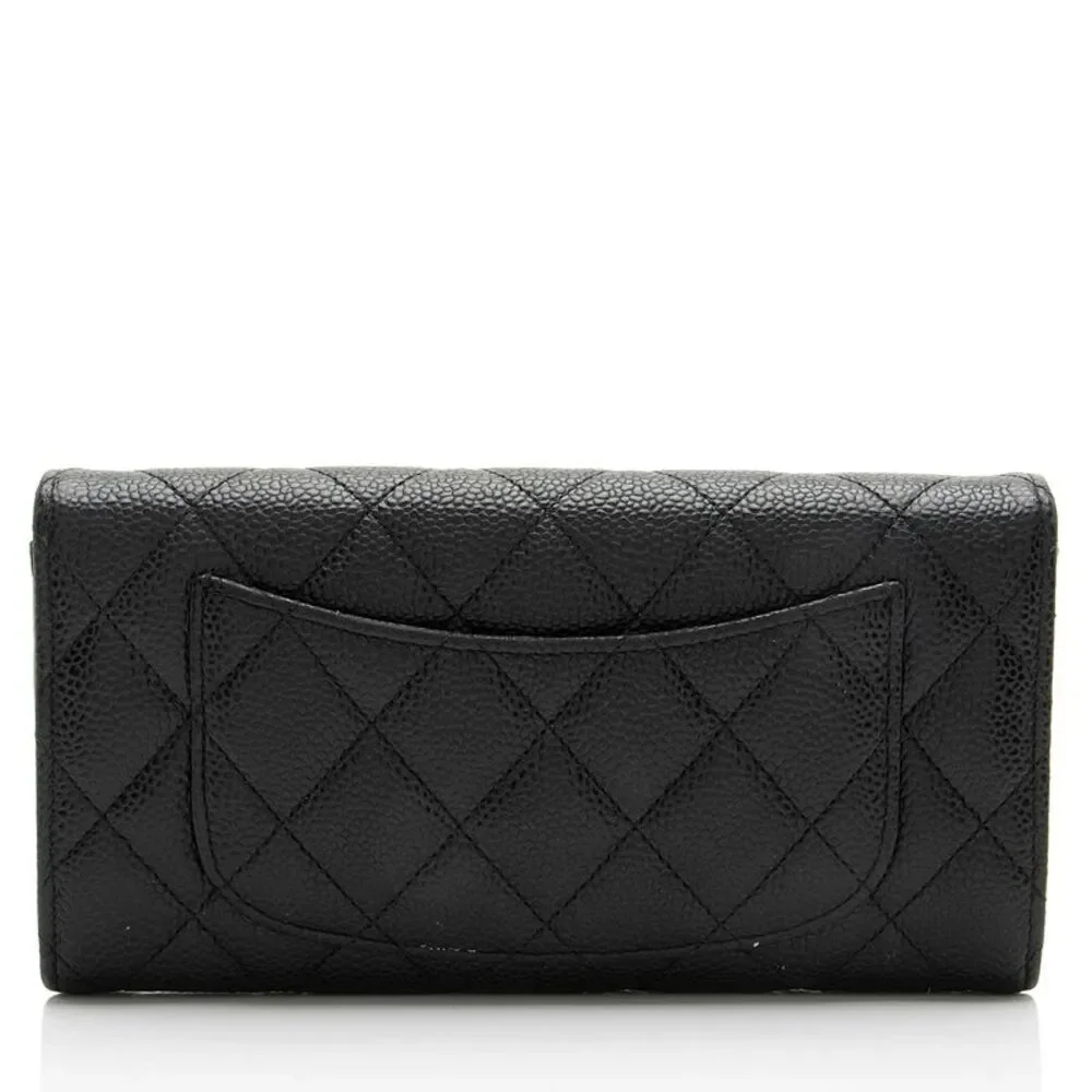 Chanel Caviar Leather Classic Long Wallet